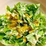 レタスと南瓜の簡単サラダ